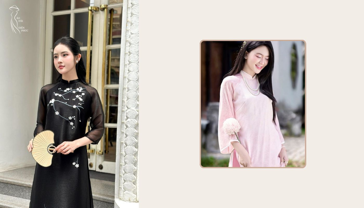 Nguyên tắc chọn màu áo dài cho người béo