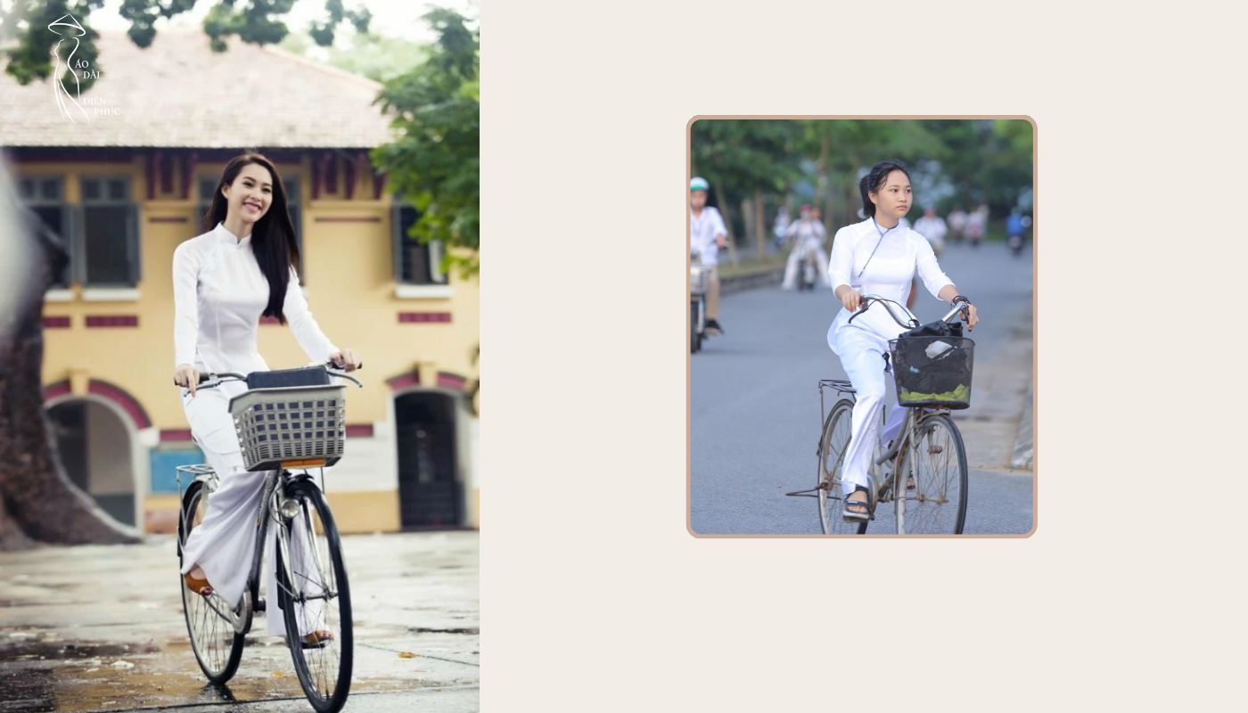 Cố định tà áo gọn gàng