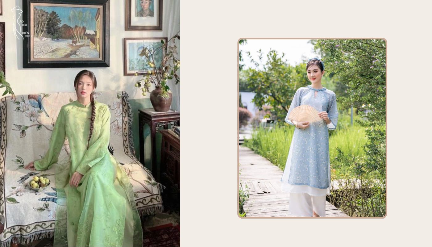 Màu pastel và họa tiết nhỏ cho sự dịu dàng