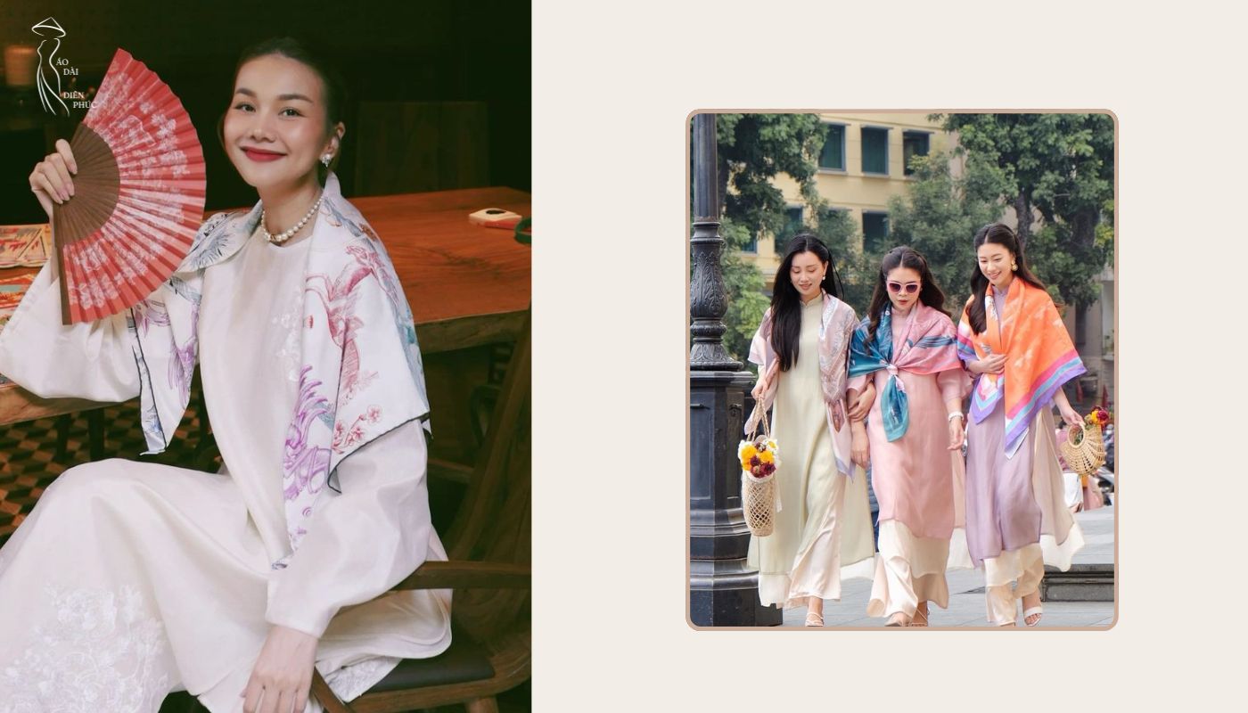 Sử dụng khăn choàng mỏng