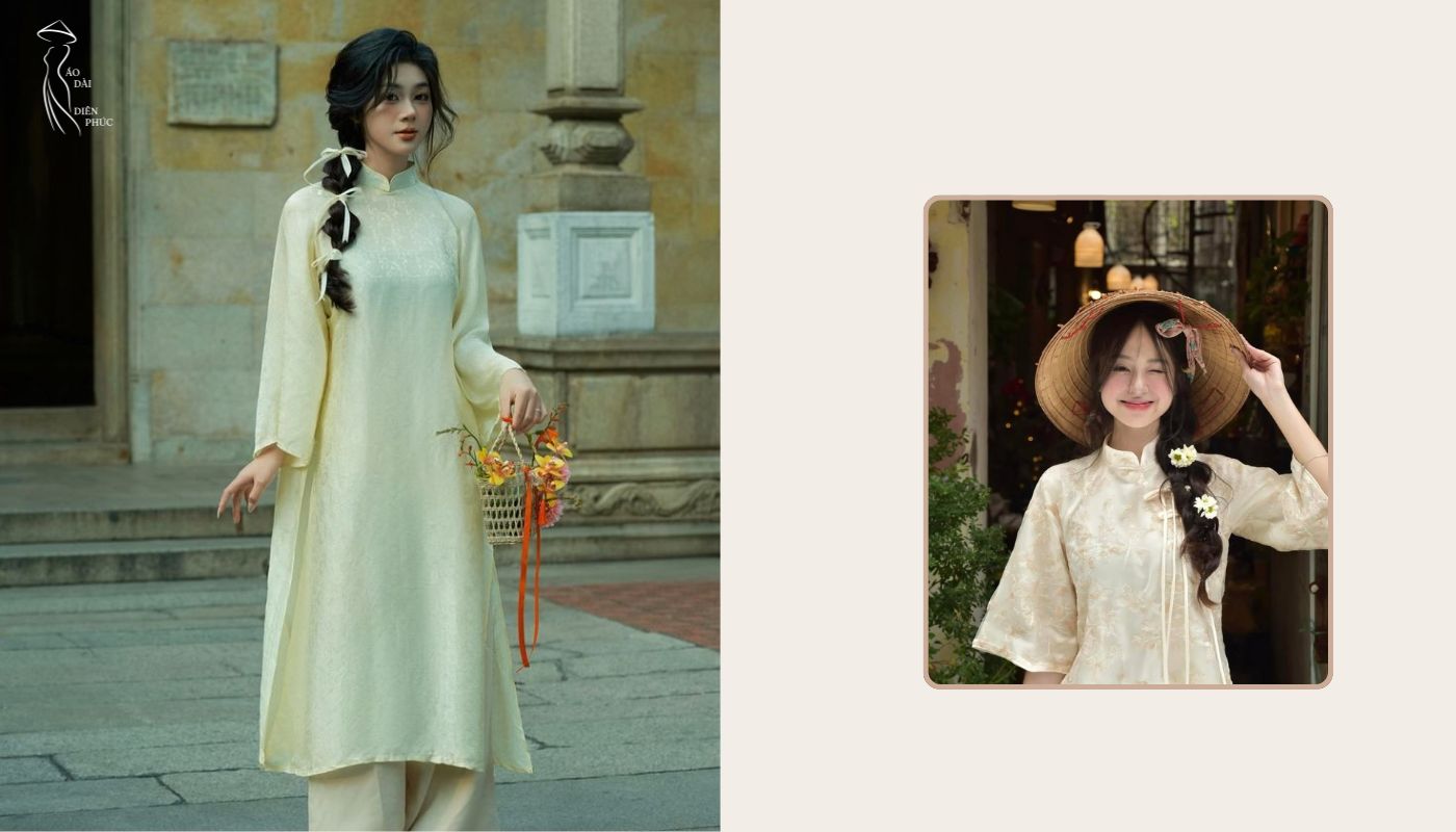 Tết tóc lệch một bên